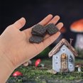 thumbnail image 4 of CTIRCHIU 10 Pcs Bricks for Landscaping in Micro Landscape Creation Grey Resin, 4 of 8