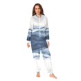 thumbnail image 2 of FORMRS Onesies Pajama for Adults Unisex Hoodie Winter Jumpsuit One Piece Sleepwear, Sizes S-2XL, Watercolor Mountains, 2 of 7