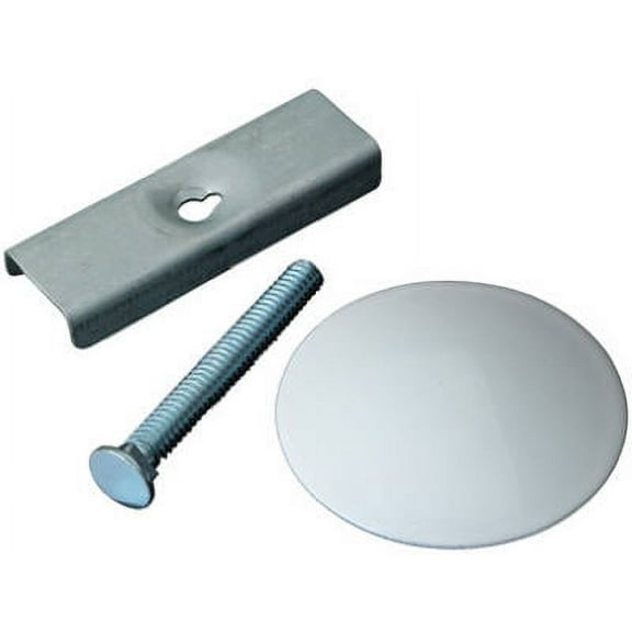 1-3/4" Diameter White Powder-coated Steel Sink Hole Cover, BrassCraft, 822-434