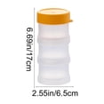 thumbnail image 3 of Weloille Assembleable Seasoning Dispenser Box, Detachable Stackable Spice Organizer, Sealed Moisture-Proof Condiment Container, Labeled Transparent Modular Storage Box for Kitchen Cabinet, 3 of 6