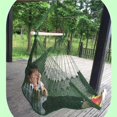 thumbnail image 2 of fastboy Chaise Hamac Suspendue d'Extérieur Siège de Balançoire Chaise Hamac Simple Chaise Balançoire Suspendue pour Intérieur Extérieur avec Sac de Rangement à Sangle, 2 of 9