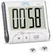 thumbnail image 1 of Temporizador de cocina, temporizador de cocina digital magnético electrónico, temporizador de cocina digital de 24 horas con alarma audible, pantalla LCD, soporte magnético de cuenta, 1 of 8