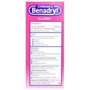 2 Pack: Childrens Benadryl Allergy, Cherry Flavored Liquid 8 fl oz .