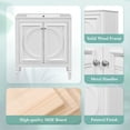 thumbnail image 5 of 36" Bathroom Vanity with Sink, Free Standing Bathroom Vanity Set with Door Shelf & Adjustable Shelf, Wood Storage Cabinet with Soft Close Door for Bathroom, White, 5 of 9