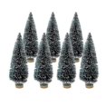 thumbnail image 2 of 5 piezas de 5 cm a 125 cm Mini árbol de Navidad dorado verde pequeño pino sisal colocado en el escritorio Adornos de fiesta de Navidad de Año Nuevo Navidad, B19-12.5-blanco, 2 of 5