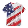 thumbnail image 4 of Gubotare T Shirts for Kids Little Boys 4th of July T-Shirt American Flag Tees Kids Toddler Short Sleeve Tee Shirts 10T 11T,White 10-11 Years, 4 of 4