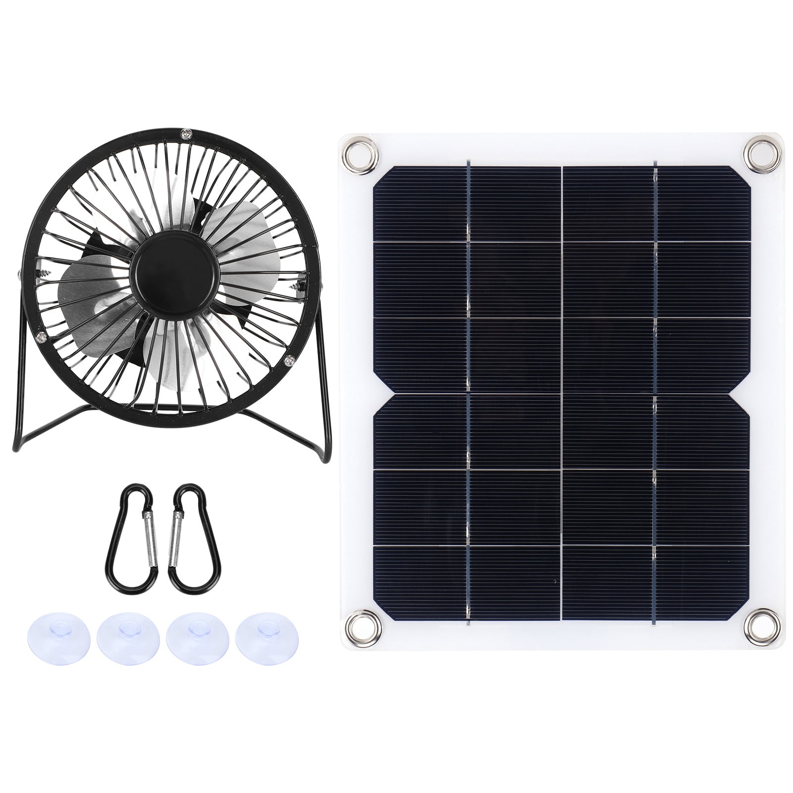 Solar Exhaust Fan, Quietly Cools Small Cooler Portable Lightweight For  Greenhouse - Walmart.com