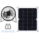 thumbnail image 1 of Juego de paneles solares NikouMX 10 W con ventilador de panel solar, 1 of 8