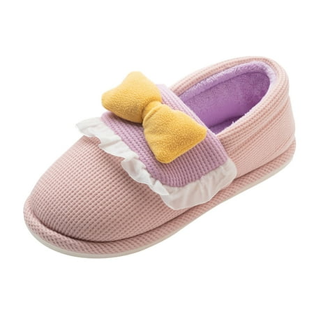 

Qufokar Long Boots for Women Knee High Home Top Slippers for Women Cute Bow Tie Lippers for Women Winter Warm Memory Foam House Slippers Soft