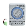 thumbnail image 2 of Programming Timer, Mechanical Time Switches Power Saving Small Size Easy Installation Fire Retardant  for Air Conditioner for Coffee Machines for Lights, 2 of 8