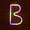 B, variant on Neon Alphabet Light-colorful LED Alphabet Light- Battery & USB Powered Hanging Marquee Letters For Bedroom- Bar- Wedding Decor & Gift.
