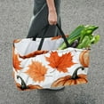 thumbnail image 7 of Maple Ieaf Pumpkin Large Foldable Oxford Cloth Storage Box Organizer Picnic Basket Cube Organizer, 7 of 7