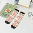 thumbnail image 7 of Pofeuu Swan Couple Print 30cm Socks, Adult Running Hiking Socks for Youth and Adult, 7 of 7