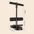 thumbnail image 3 of Portable Ab Training Auxiliary Device, Home Gym Sit Up Core Exercise Equipment with Double Suction Cups, Adjustable Height Multi-functional Workout Ab Machine for Full Body Fitness, 3 of 8