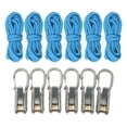 thumbnail image 3 of guohui 2 Pieces Rope Tensioner Paracord Adjuster Tie Down Kit Multifunctional Tool with 6 Ropes 6 Hooks, 3 of 8