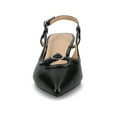 thumbnail image 6 of Journee Womens Padma Sling Back Pointed Toe Kitten Heel Pumps, Widths Available, 6 of 10