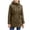 Green, variant on IROINNID Women's Winter Warm Mid-Length Jacket Solid Color Parka Long Sleeve Outwear, Black