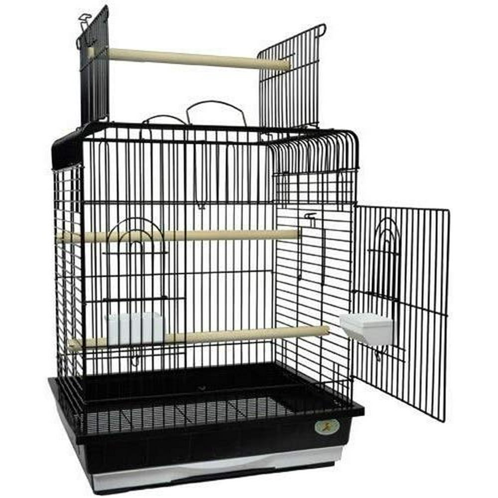 Kings Cages ES 2521 P Parrot Bird Cage 29X25X21 (Black.)