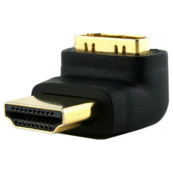 Xiwai Adapter 90 Degree Up Angled HDMI 1.4 Male to Female Extension Adapter Converter