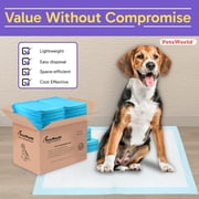 PetsWorld 300 Count Puppy Pads for Small Pets, 23 in x 36 in, Leak-Proof, Value Pack