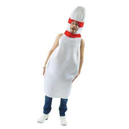Bowling Pin Adult Costume, One Size