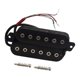 thumbnail image 5 of Pastilla humbucker de 6 cuerdas, de bajo ruido, precableada para reemplazo de guitarra eléctrica. Cromado 50 mm, 5 of 9
