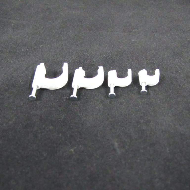 30pc Coaxial Cable Staples Cord Organizer Nail Clips Wire Holder Office Hardware 30pc Coaxial Cable Staples Cord Organizer Nail Clips Wire Holder Office Hardware