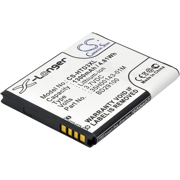 1300mAh BA S460 35H00154-01M BD29100 BA S540 35H00143-01M Battery for T-Mobile HD7