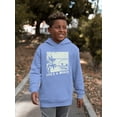 thumbnail image 2 of Life's A Beach - Vintage Palm Tree Emoji Youth's Hoodie, 2 of 4