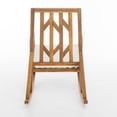 thumbnail image 4 of Tayla Outdoor Wood Rocking Chair, Cream, 4 of 7