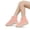 Pink, variant on Cable Knit Slipper Socks Acrylic Fleece Lined Non‑Slip Sole House Slipper Boots for Women Indoor Home Wear