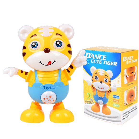 Enfants Éducatif Musical Jouet Danse & Chant Dessin Animé Robot avec la Lumière Colorée CNY Lune du Cadeau de Tigre