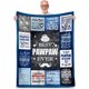 thumbnail image 1 of LHSHID Bonus Dad Fathers Day Blanket Gifts from Kids Step Dad Gifts from Daughter Son Step Dad Birthday Gifts Fathers Day Blanket for step dad Stepped up Dad Gifts Ideas Men Throw Blanket 30x40in, 1 of 6