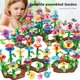 thumbnail image 5 of Juego de bloques de construcción para niños | ZJT250119848 Juguetes multicolores para jardín de flores, 272 piezas de plástico ABS | Rompecabezas educativo STEM para niños a partir de 3 años | Desarr, 5 of 5