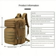 thumbnail image 2 of 45L Waterproof Multi-Compartment Tactical Backpack - Camouflage, Large Capacity, Perfect for Outdoor Fitness, Travel & Computer Use, 2 of 5