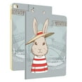 thumbnail image 7 of iPad Mini 3 2 1 Generation 7.9 Inch [ Mini 3rd 2nd 1st ] A1599 A1600 A1489 A1490 A1491 A1432 A1454 A1455 Printed Folio Magnetic Smart Protective Sleek & Classic Design Cover - Bunny Hat, 7 of 7