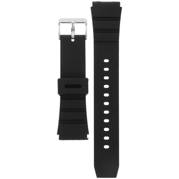 MasteelfCA Waterproof Silicone Watch Band Durable 20mm Watch Strap Watch Wristband for Replacement (Black)