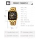 thumbnail image 2 of Reloj de acero inoxidable para hombre con cronómetro y calendario - Modelo 2434 resistente al agua 30m, 2 of 7
