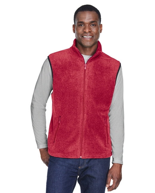 Adult 8 oz. Fleece Vest - RED - 4XL 