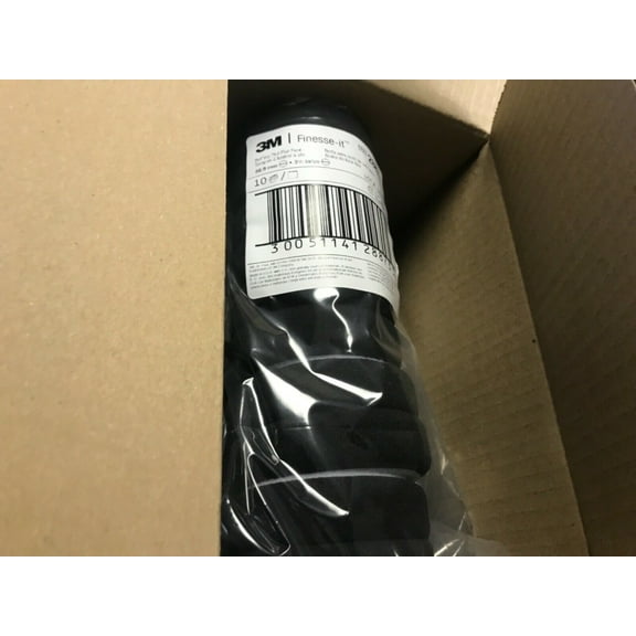 3M Finesse-it Buffing Pad Flat Face 28873 3-1/2" Grey Foam, 10 PADS