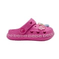 thumbnail image 7 of bebe Toddler Girls EVA Clogs – Lightweight Slip-On Shoes with Charms, 7 of 7