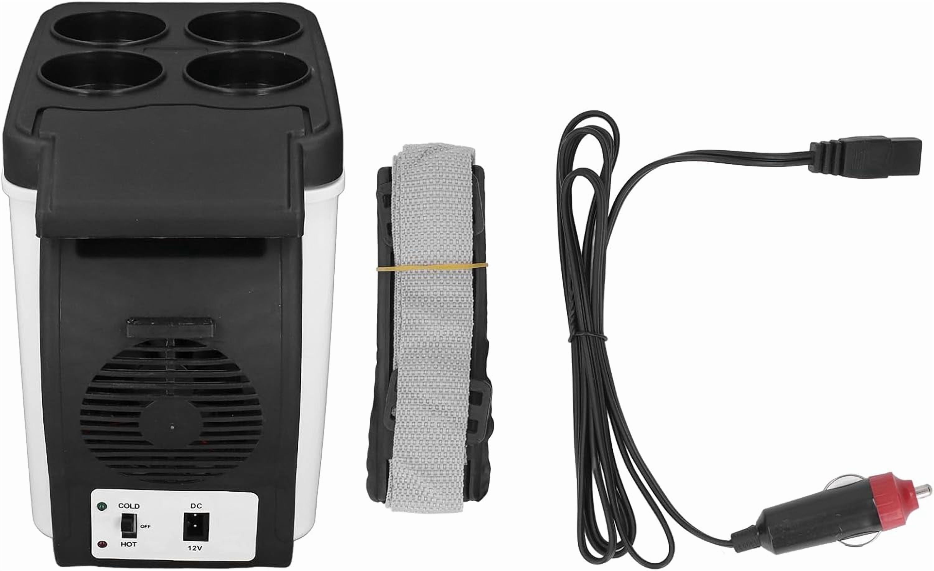 6L Car Refrigerator Electric Cooler and Warmer for Vehicle RV Camping Portable  Fridge