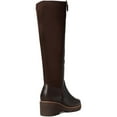 thumbnail image 4 of Vionic Women's Ashland Knee High Wedge Boot Chocolate Wide Calf Leather 10W, 4 of 5