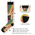 thumbnail image 3 of FORMRS Womens Knee High Socks Casual Long Thick Travel Daily Wear, 1 Pair, Colorful Black Cat, 3 of 6