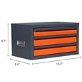 thumbnail image 2 of Drill Storage Case, HSS Bits Storage Case for Aluminum, Copper, Soft Alloy Steel, Wood, Storage Size from 1/16" to 1/2"Thread mill storage box, 2 of 9