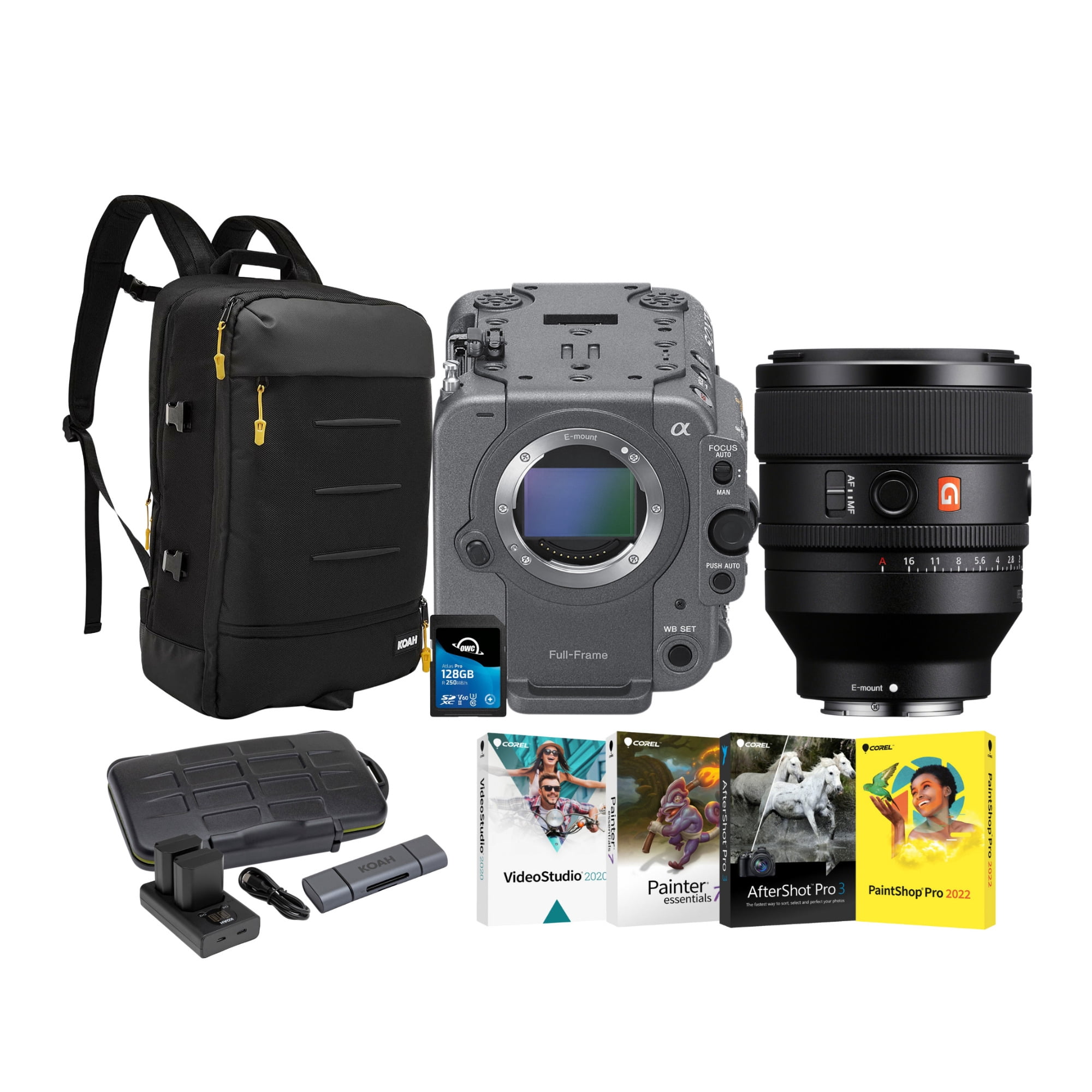 Sony FX6 Digital Cinema Camera Kit with 24-105mm Lens + 160GB