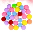 thumbnail image 2 of GOOHOCHY 30 pelotas de peluche de colores para gatos, pompones elásticos para jugar (colores surtidos), 2 of 7