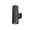 Bronze, variant on Wac Lighting Ds-Wd05-Fs Tube Architectural 2 Light 13" Tall Led Outdoor Wall Sconce -