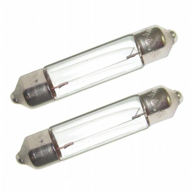 Double Ended Festoon Bulbs 12V, 10W, 0.74A Pair