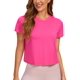 thumbnail image 1 of Remera CRZ YOGA Mujer Algodón Pima Crop Rosa S, 1 of 4